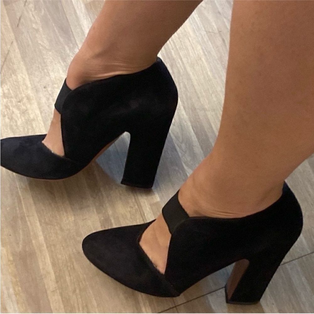 Alaia Black Suede Heels, US8